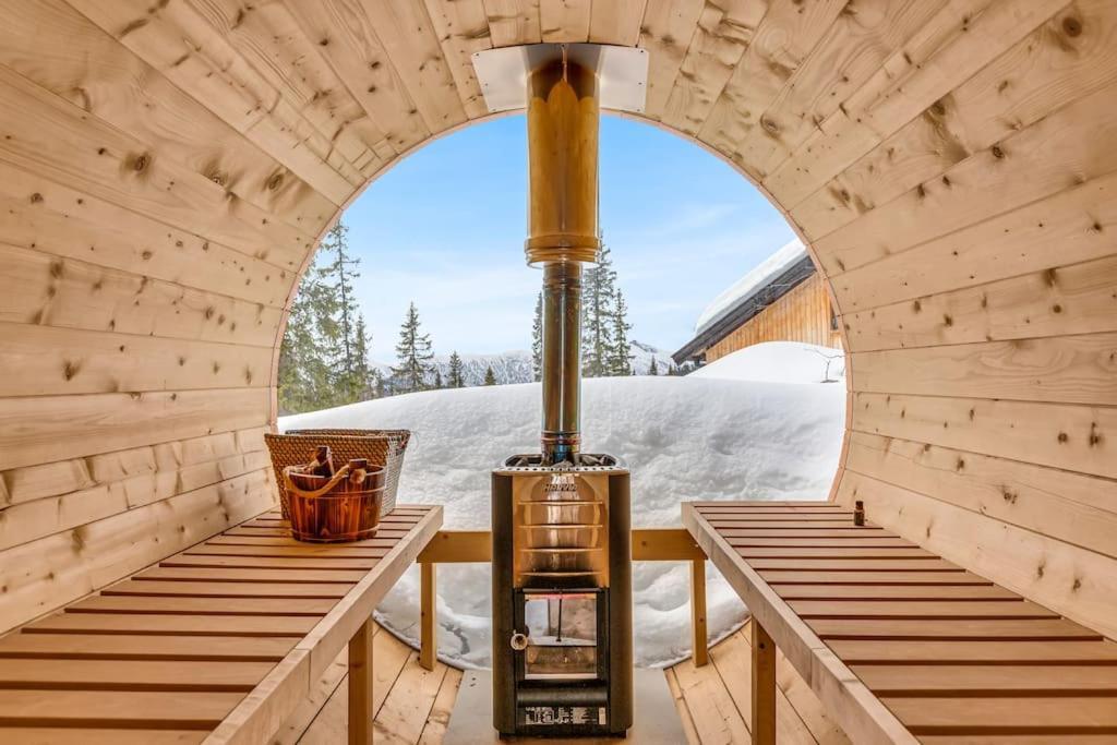 Peaceful Oasis. Panoramic Forest- & Mountain View. Sauna. Beitostolen 외부 사진